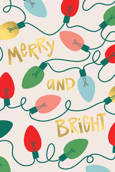 Merry And Bright I by Caroline Alfreds canvas print