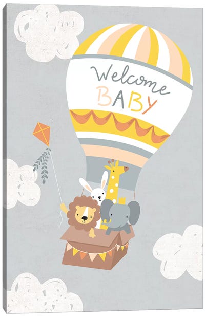Baby Adventure Awaits IV Canvas Art Print - Caroline Alfreds
