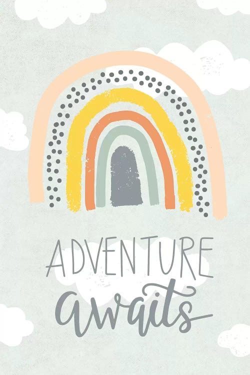 Baby Adventure Awaits X by Caroline Alfreds wall art
