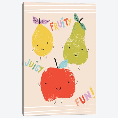 Fruity Fun I Canvas Print #CAA62} by Caroline Alfreds Art Print