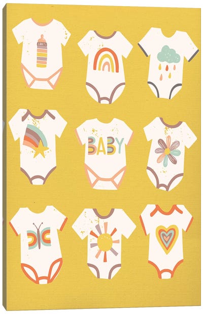 Welcome Baby  Canvas Art Print - Caroline Alfreds