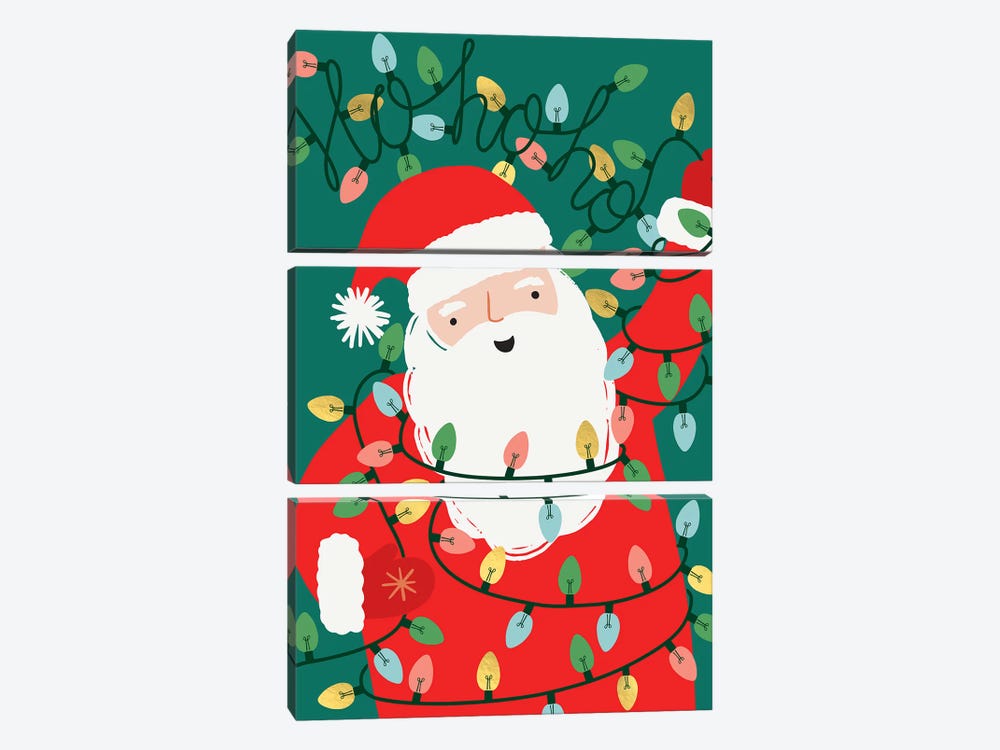 Merry And Bright II 3-piece Canvas Print