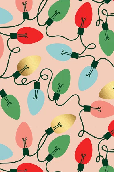 Merry And Bright III by Caroline Alfreds multi panel art