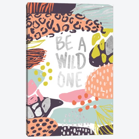 Wild One I Canvas Print #CAA70} by Caroline Alfreds Canvas Wall Art