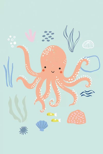 Pink Light Studio: Under The Sea I by Caroline Alfreds