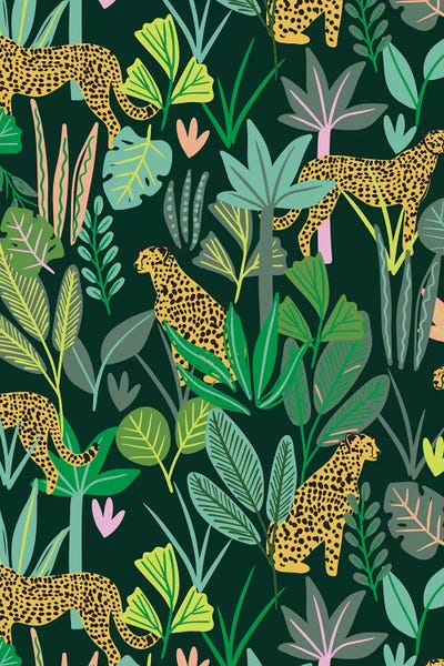 Pink Light Studio: Jungle Dreams III by Caroline Alfreds