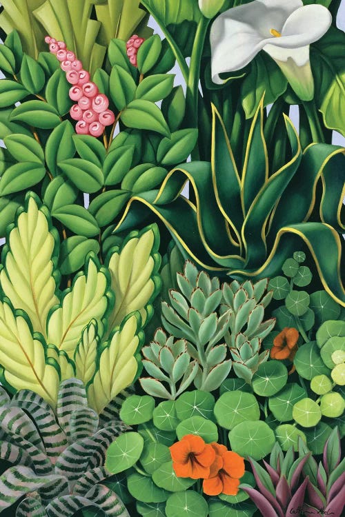 Plants Art Houseplant Art Wall Art Types of Foliage Print Art Print
