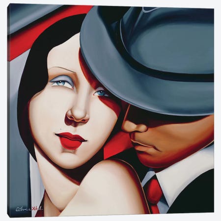Adam & Eve, Gangster Study Canvas Print #CAB1} by Catherine Abel Canvas Wall Art