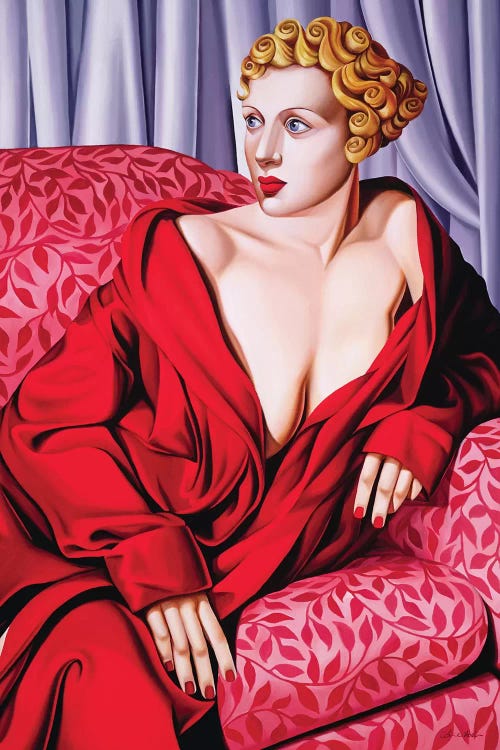 Red Kimono by Catherine Abel wall art