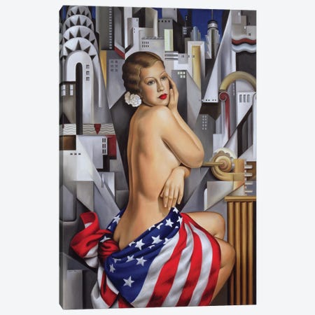 The Beauty Of Her Canvas Print #CAB31} by Catherine Abel Canvas Print