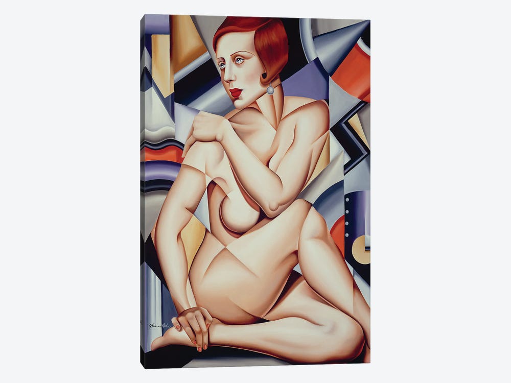 Cubist Nude  by Catherine Abel 1-piece Canvas Wall Art
