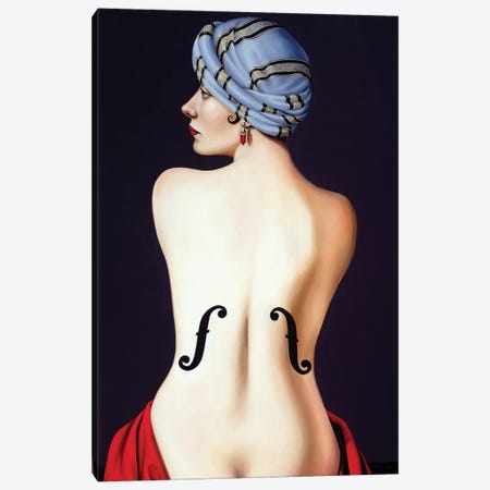 Homage to Man Ray  Canvas Print #CAB38} by Catherine Abel Art Print