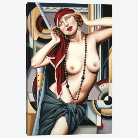 Postcards from Paris  Canvas Print #CAB45} by Catherine Abel Canvas Print