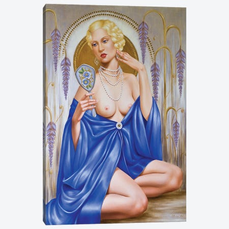 Rhapsody in Blue  Canvas Print #CAB47} by Catherine Abel Canvas Print
