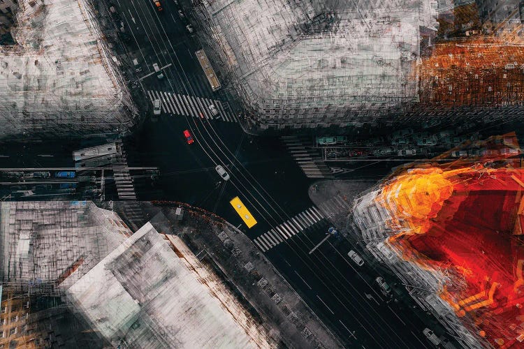 Moscow Crossroad by Carmine Chiriaco wall art