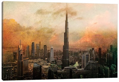 Burj Khalifa Canvas Art Print - United Arab Emirates Art