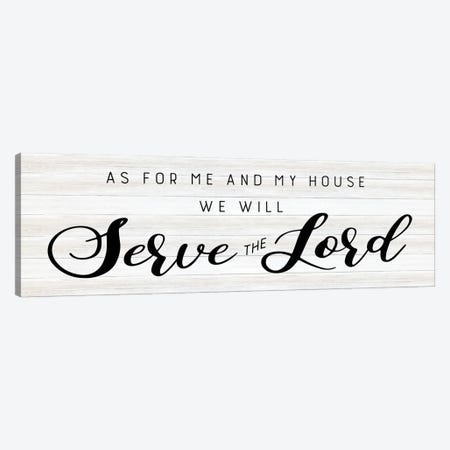 Serve the Lord Canvas Print #CAD100} by CAD Designs Canvas Print