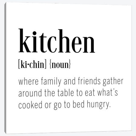 Kitchen Definition Canvas Print #CAD110} by CAD Designs Canvas Wall Art