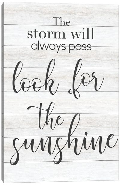 Look for the Sunshine Canvas Art Print - Happiness Art