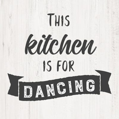 Dancing Kitchen by CAD Designs canvas print