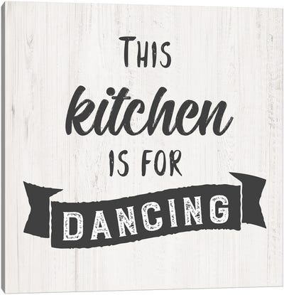 Dancing Kitchen Canvas Art Print