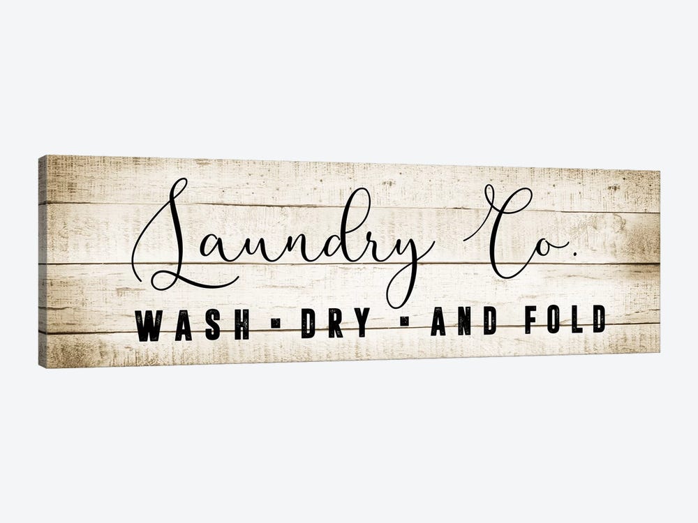 Laundry Co. by CAD Designs 1-piece Canvas Wall Art