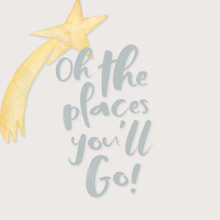 Places You'll Go by CAD Designs wall art