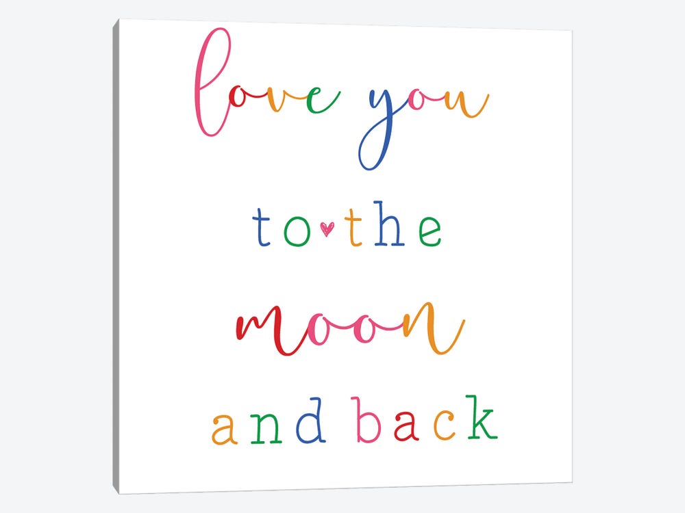 To The Moon by CAD Designs 1-piece Canvas Art Print