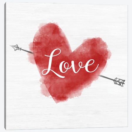 Valentine Love Canvas Print #CAD146} by CAD Designs Canvas Wall Art