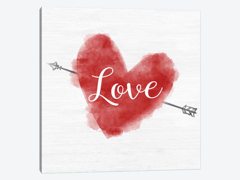 Valentine Love by CAD Designs 1-piece Canvas Wall Art