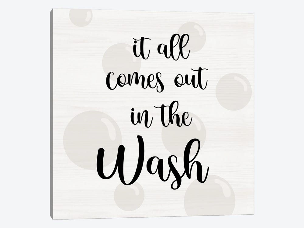 Comes Out In The Wash by CAD Designs 1-piece Canvas Print