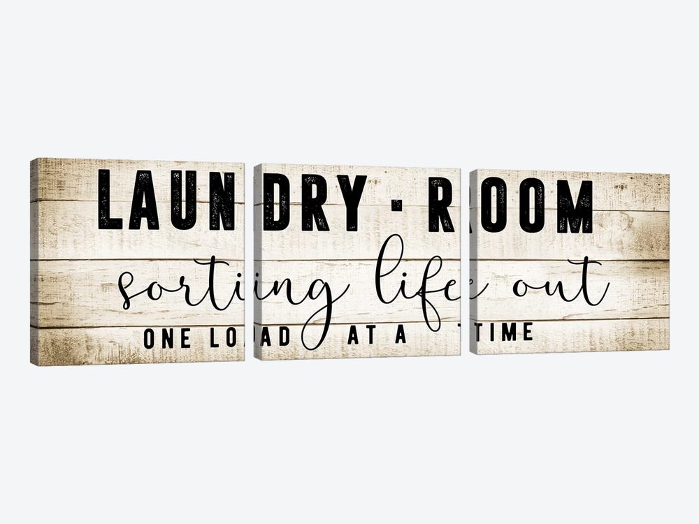 Laundry Room by CAD Designs 3-piece Canvas Art Print