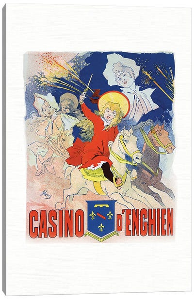 Casino D' Enghien Canvas Art Print - Fleur-de-Lis Art