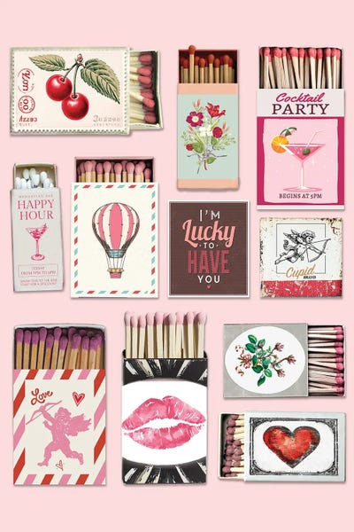 Cocktails & Mixed Drinks: Matchbook Love by CAD Designs