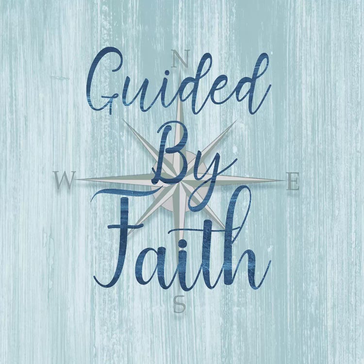 Guided by Faith by CAD Designs wall art