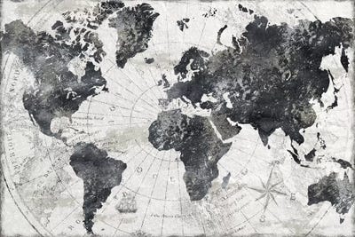 Modern Atlas by CAD Designs acrylic art print