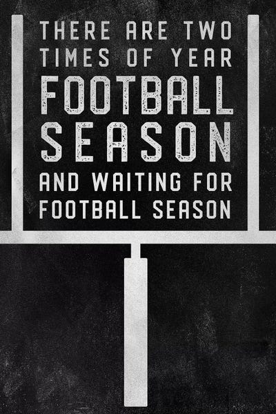 Witty Humor: Football Season by CAD Designs