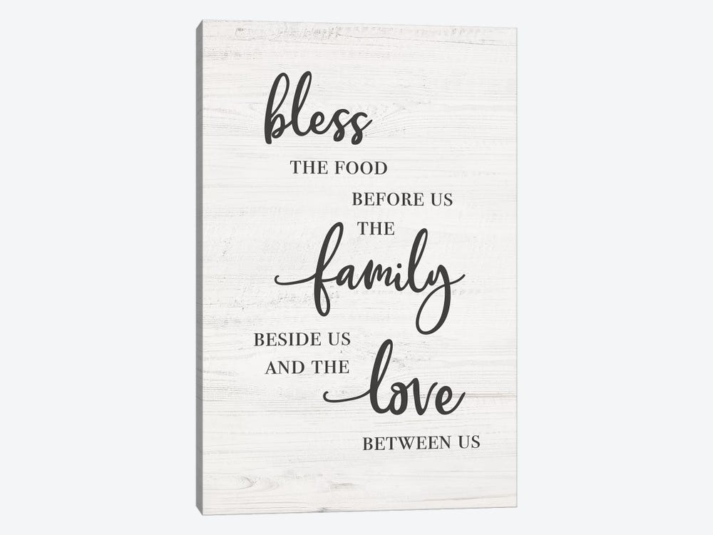 Bless Family Love by CAD Designs 1-piece Canvas Artwork