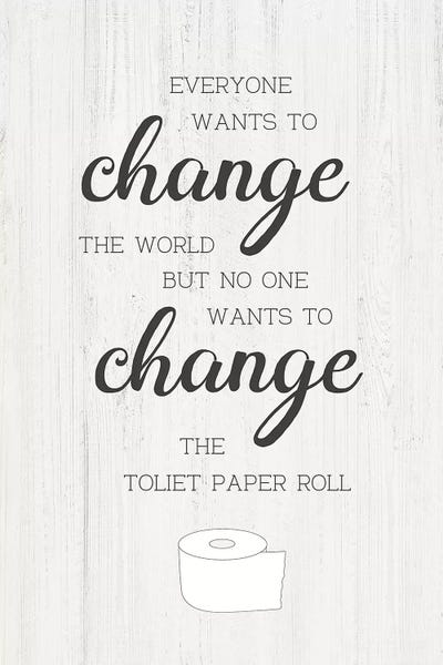 Bathroom Humor: Change The Roll by CAD Designs