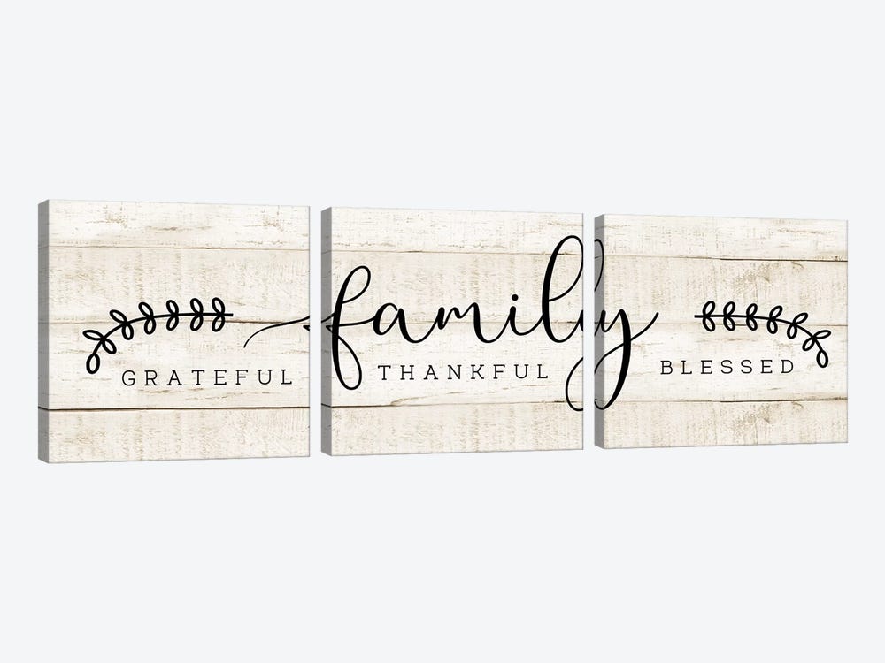 Family by CAD Designs 3-piece Canvas Art