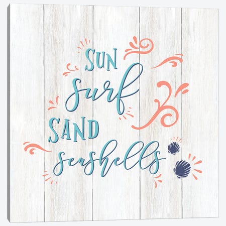 Sun Surf Canvas Print #CAD66} by CAD Designs Canvas Art Print