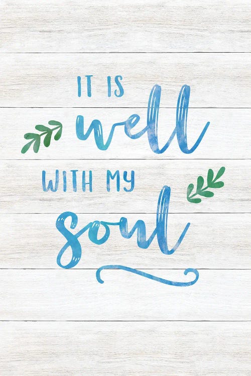 It Is Well by CAD Designs wall art