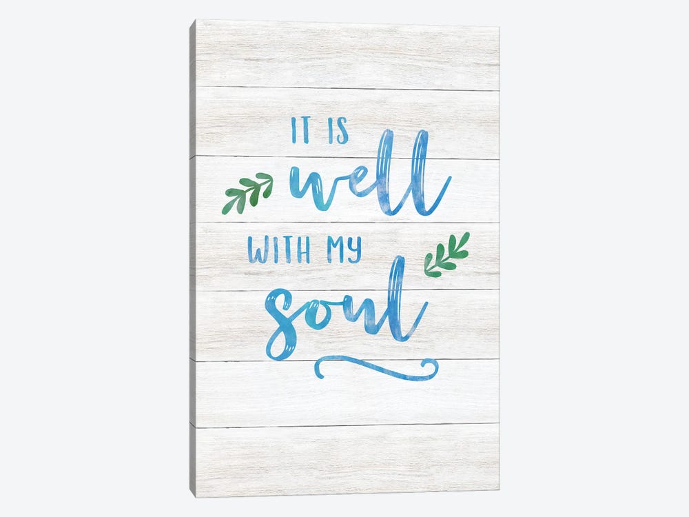 It Is Well by CAD Designs 1-piece Canvas Wall Art