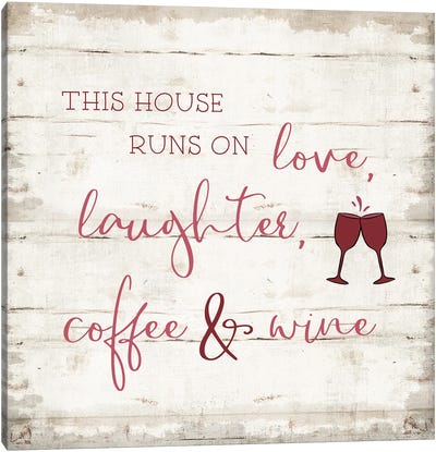 Laughter and Wine Canvas Art Print