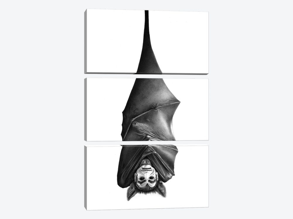 Bat by Carlos Fernandez 3-piece Art Print
