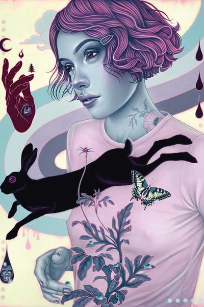 Large Art for Bedroom - Canvas Prints: Shapeshifter by Caia Koopman