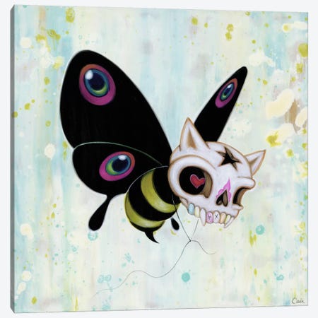 Bad Bee Canvas Print #CAI2} by Caia Koopman Art Print