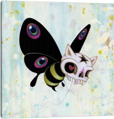 Bad Bee Canvas Art Print - Unlikely Friends