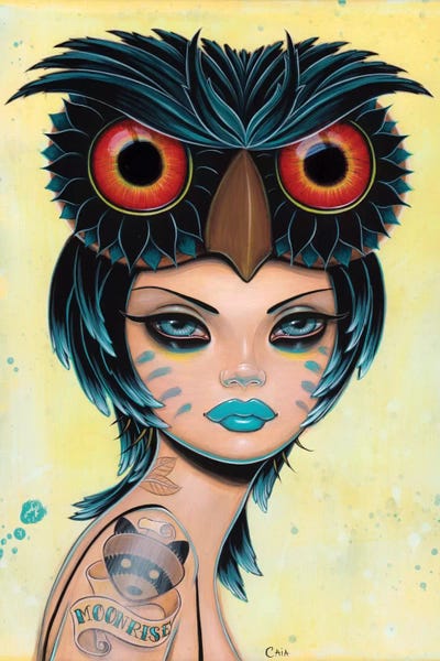 Caia Koopman: Moonrise Owl by Caia Koopman