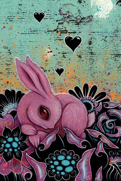 Pink Bunny by Caia Koopman art print